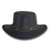 Barmah 1022 Squashy Bronco Cooper Crossing in Black, front view