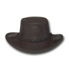 Barmah 1022 Squashy Bronco in Chocolate, front view