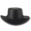 Barmah 1026 Squashy Fullgrain in Black, front view