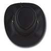 Barmah 1026 Squashy Fullgrain in Black, top view