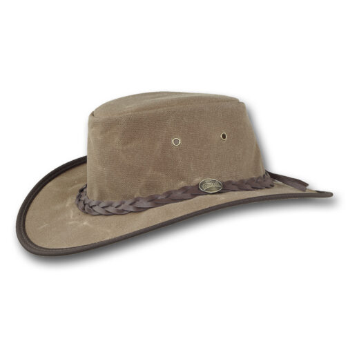 Barmah 1058 Waxed Canvas Drover in brown