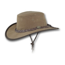 Barmah 1058 Waxed Canvas Drover in brown