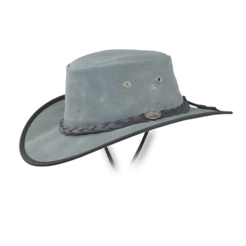 1058 Waxed Canvas Drover hat in sage waxed canvas